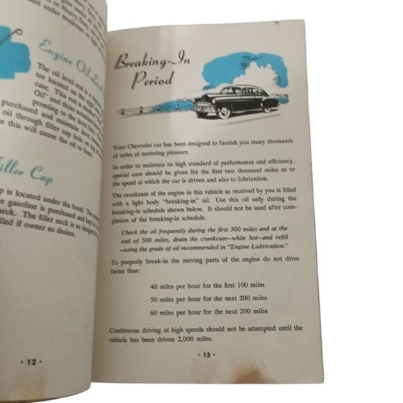 Your 1949 Chevrolet Original Owners Manual Booklet Paper Vintage Mid Century.  C - Picture 5 of 14